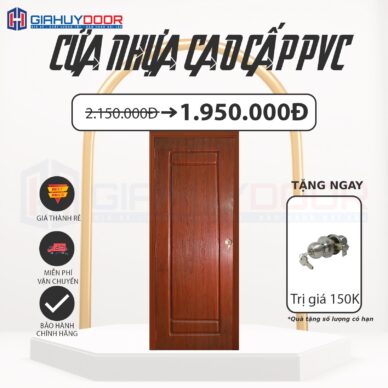 CỬA NHỰA PHÒNG NGỦ GIAHUYDOOR – LỰA CHỌN THÔNG MINH CHO KHÔNG GIAN HIỆN ĐẠI